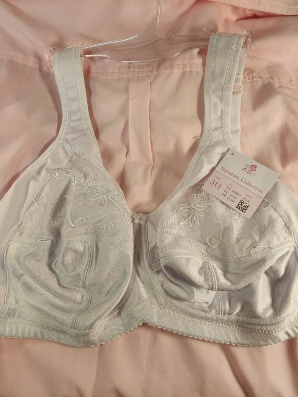 NEW WITH TAGS 44DD Post-Mastectomy ABC Signature Collection 511 Bra in White
